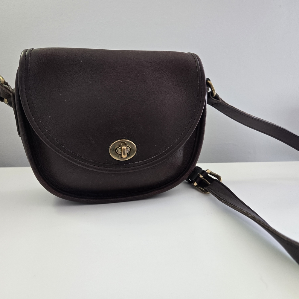 Vintage Coach Mahogony Watson Bag #9981